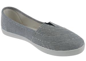 capelli-new-york-sneaker-damen-slip-on-stoff-grau-muster image 1