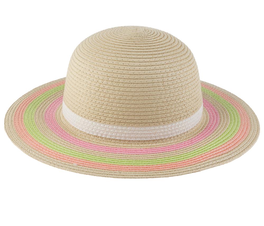 capelli-new-york-girls-hats-sommer-stripe-floppy-hut-papier image 1