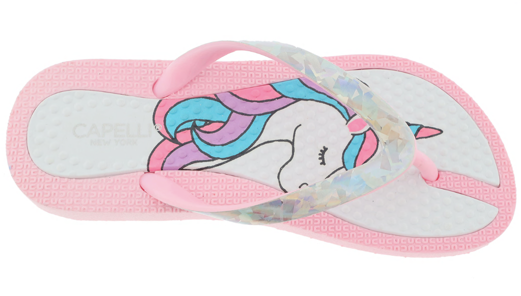 capelli-new-york-girls-flip-flops-zehentrenner-einhorn-glitzer image 4