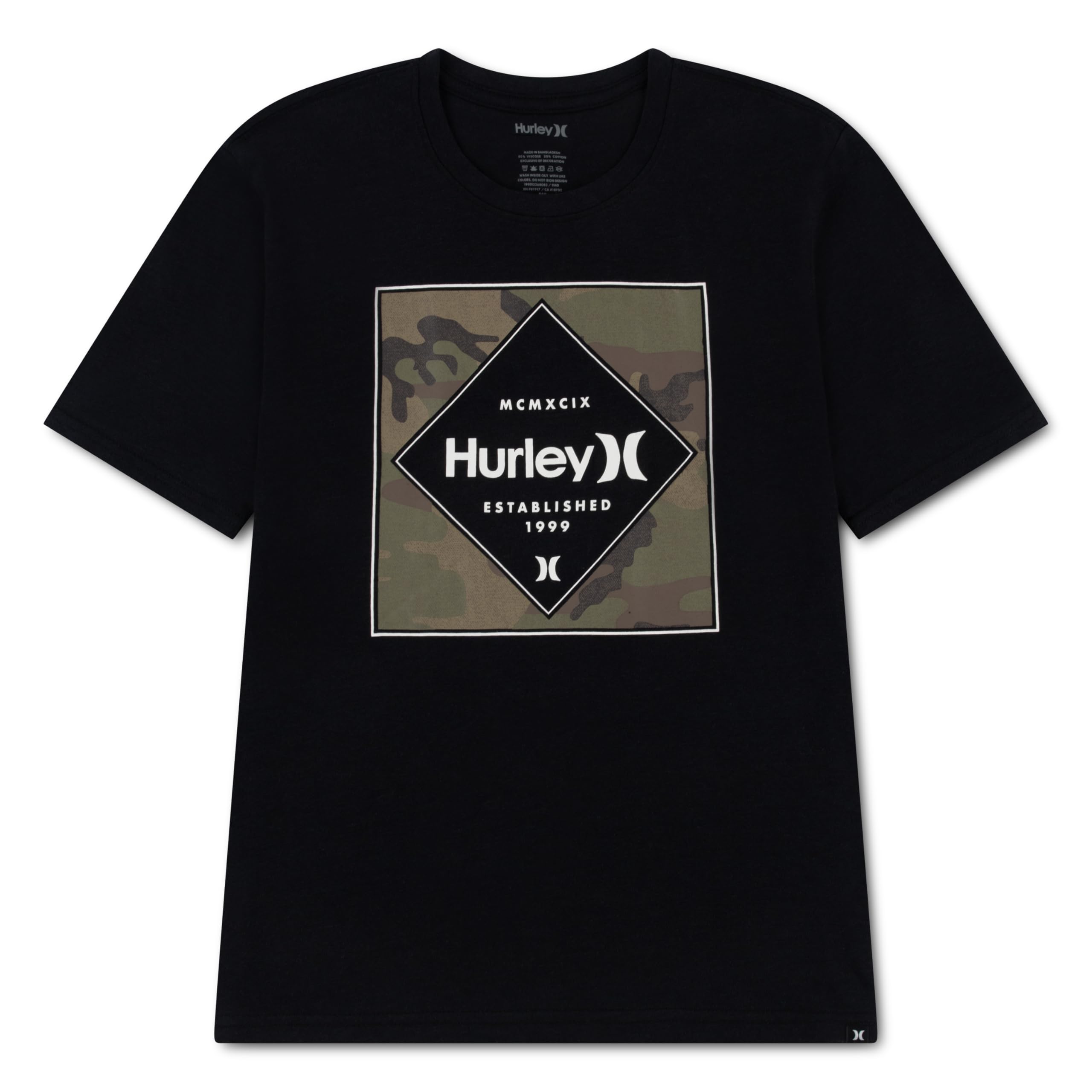hurley-89140-grafik-t-shirt-kinder-8-10-jahre-kurzarm image 1