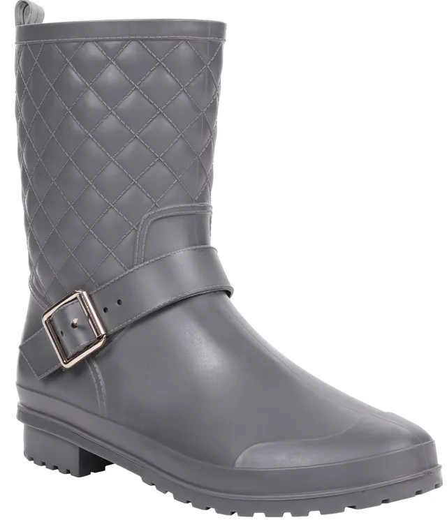 capelli-new-york-ladies-rain-boots-gummistiefel-grau-matt image 1