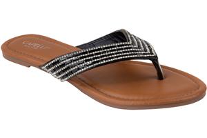 capelli-new-york-flip-flops-zehentrenner-kunstleder-strass-damen image 1