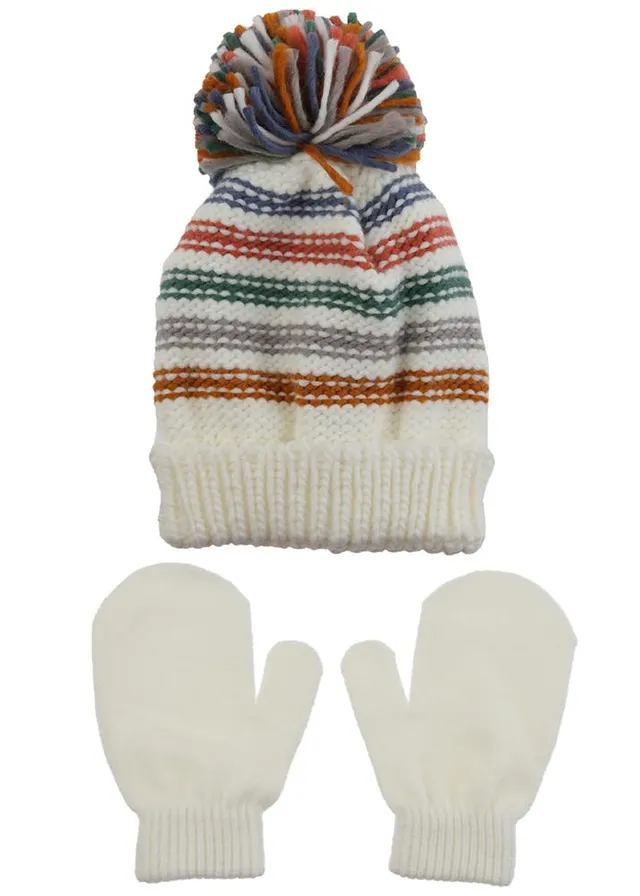 capelli-new-york-infant-cold-weather-fun-stripe-m-tzenset-ivory-combo-12-24m image 1