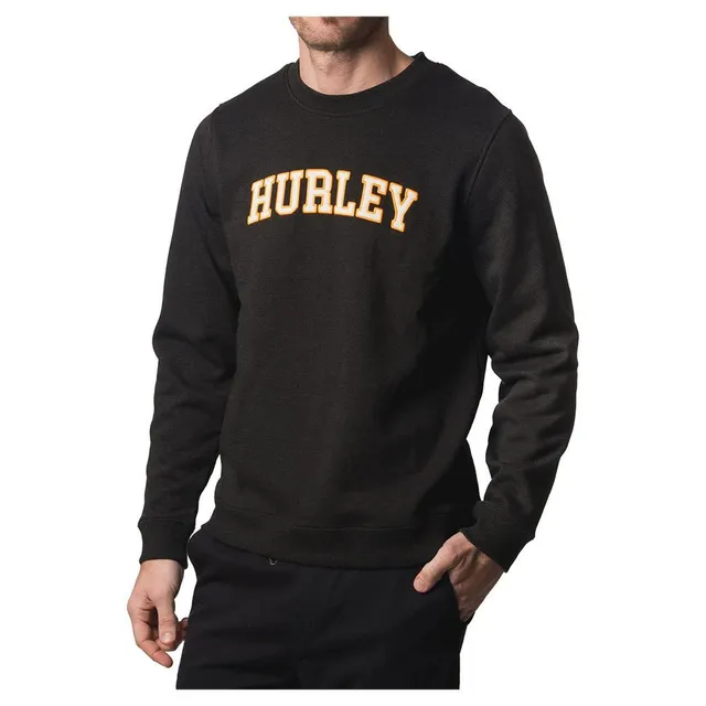 hurley-capetown-varsity-crew-sweatshirt-l-schwarz image 1