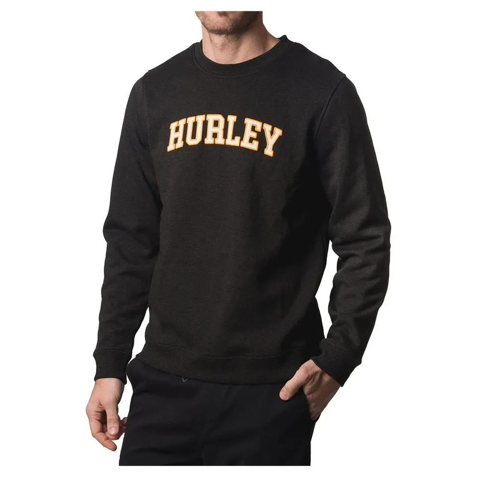 hurley-capetown-varsity-crew-sweatshirt-l-schwarz image 1