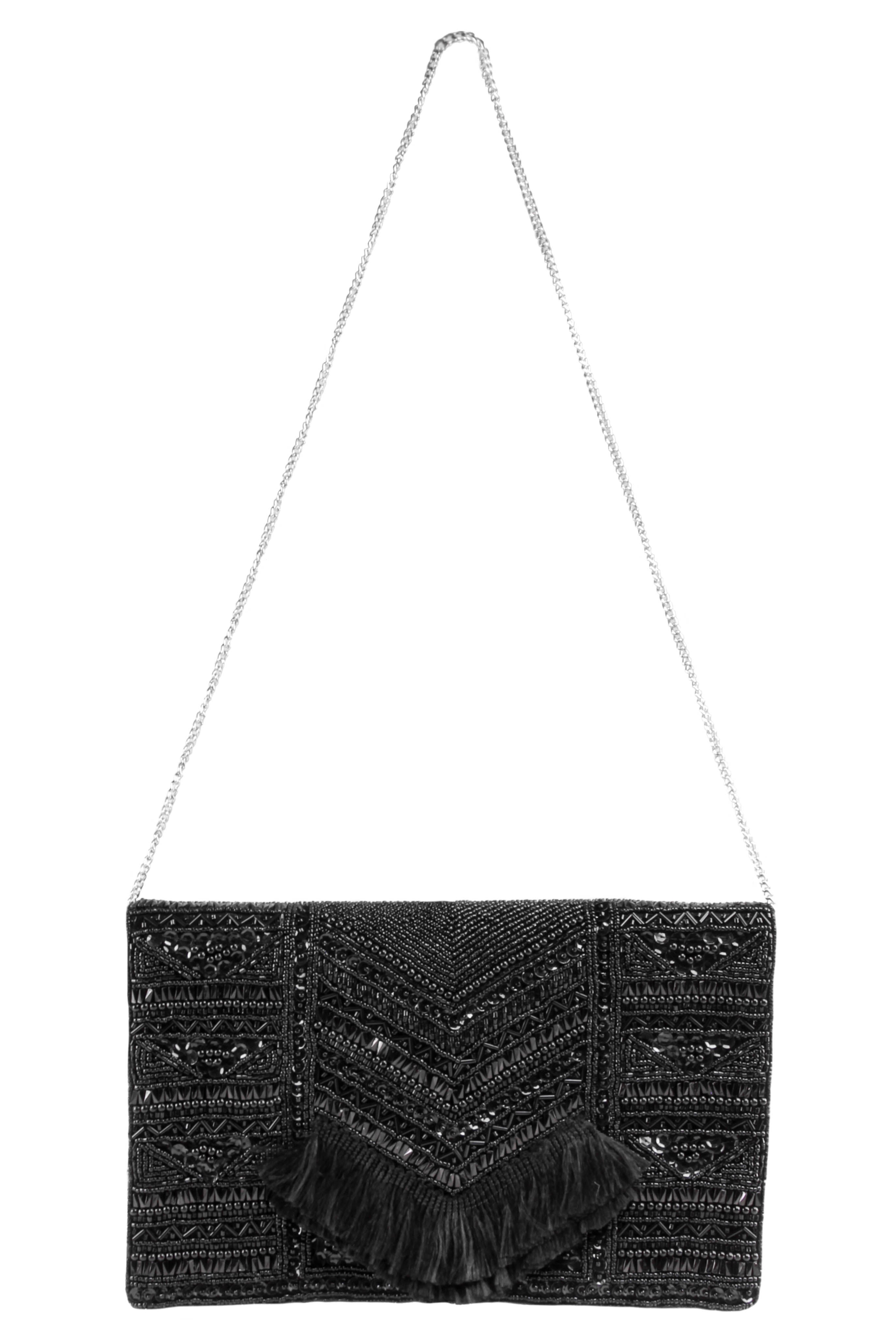 capelli-new-york-ladies-handbags-beaded-clutch-perlen image 5