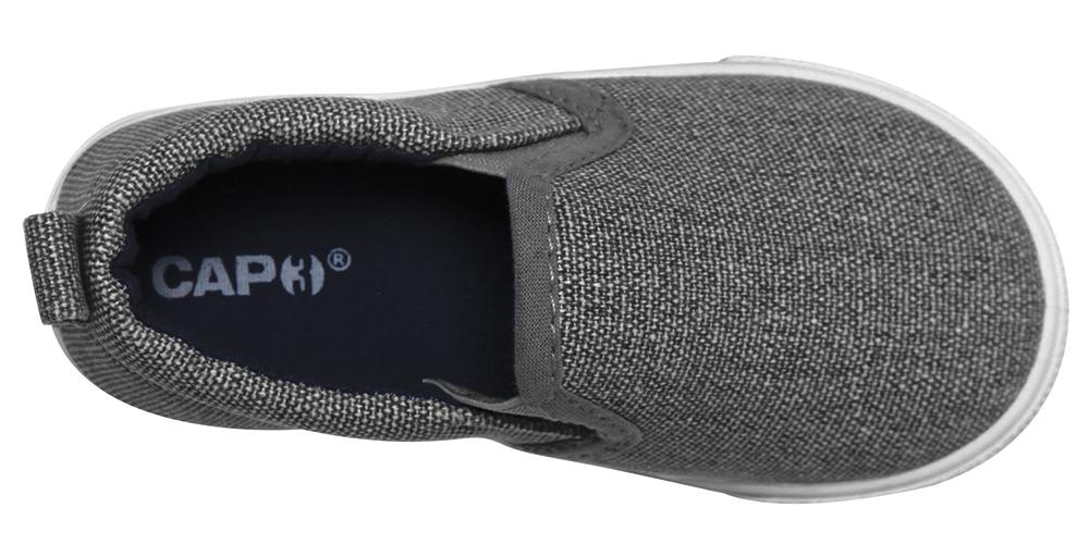 capelli-new-york-toddler-boys-slip-on-sneaker-grau-canvas image 5