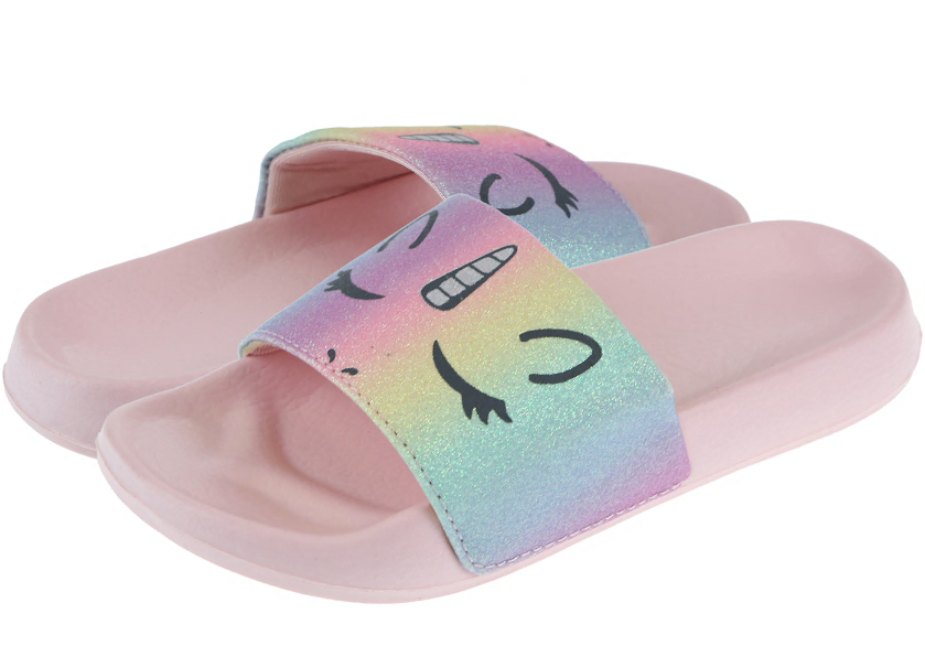 capelli-new-york-girls-flip-flops-glitter-unicorn-sandale-glitzer image 2