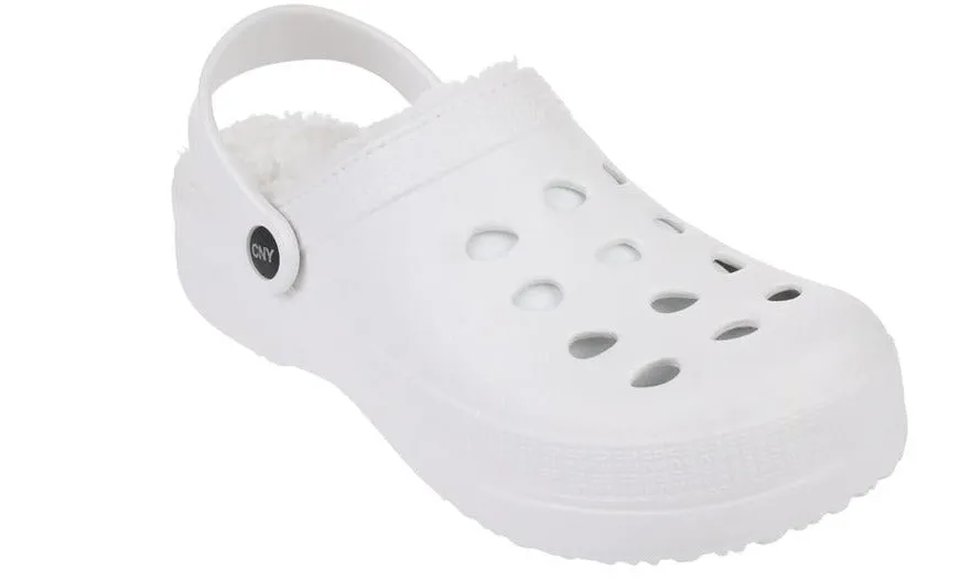 capelli-new-york-ladies-clogs-eva-clogs-mit-berber-fell-schwarz image 1