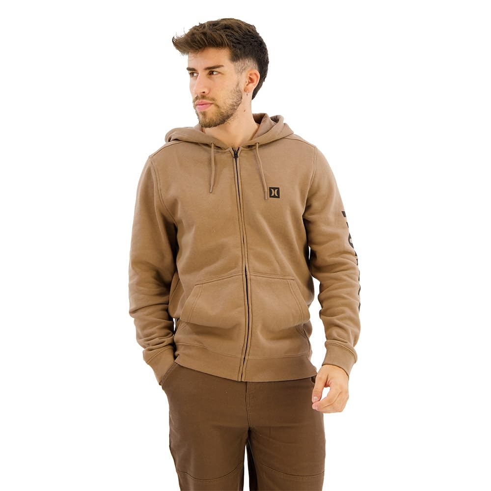 hurley-icon-boxed-fleece-zip-hoodie-herren-s-schwarz image 1