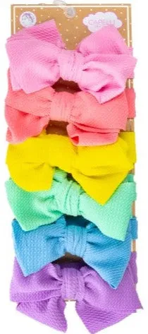 capelli-new-york-infant-bow-headwrap-set-baby-haarband-6-teilig image 1