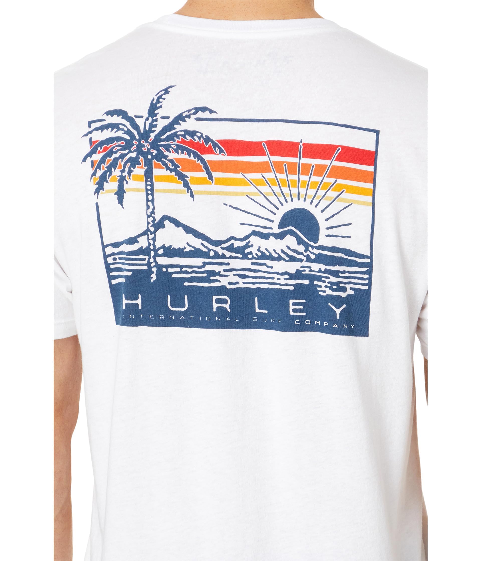 hurley-everyday-throwback-t-shirt-herren-schwarz-jersey image 3