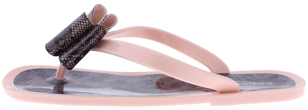 capelli-new-york-blush-floral-pom-jelly-flip-flops-gr-8 image 2