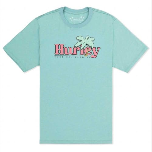 hurley-oz-t-shirt-herren-m-kurzarm-rundhals-frontprint image 7