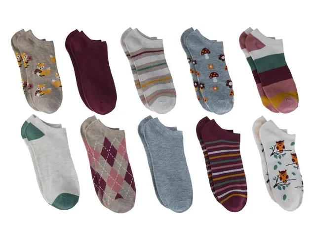 capelli-new-york-ladies-socks-fall-critters-f-linge-10er-pack image 1