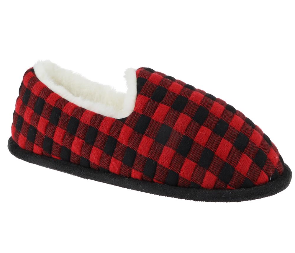 capelli-new-york-buffalo-plaid-scuff-hausschuhe-rot-gr-m image 6