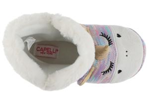 capelli-new-york-girls-glam-unicorn-knit-bootie-hausschuhe-einhorn image 4