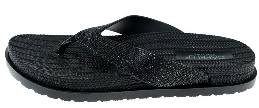 capelli-new-york-ladies-flip-flops-zehentrenner-schwarz-gr-7 image 3