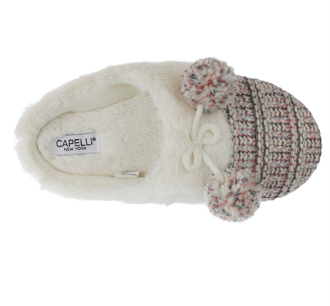 capelli-new-york-ladies-slippers-knit-scuff-hausschuhe-gestrickt image 4