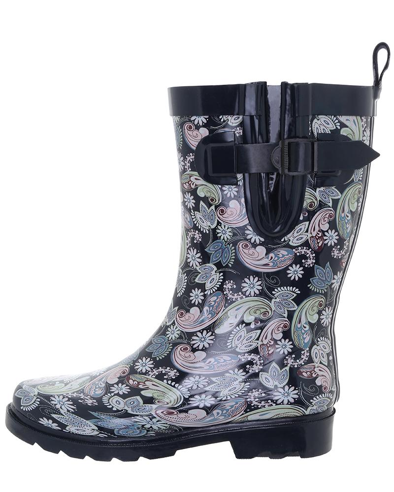 capelli-new-york-damen-gummistiefel-paisley-bunt image 3
