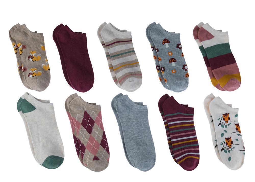 capelli-new-york-ladies-socks-fall-critters-f-linge-10er-pack image 1
