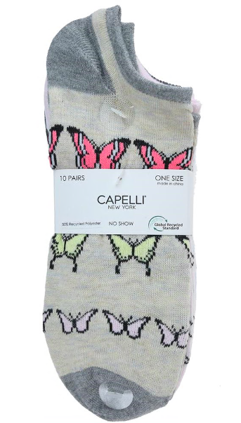 capelli-new-york-ladies-socks-f-linge-schmetterling-10er image 3