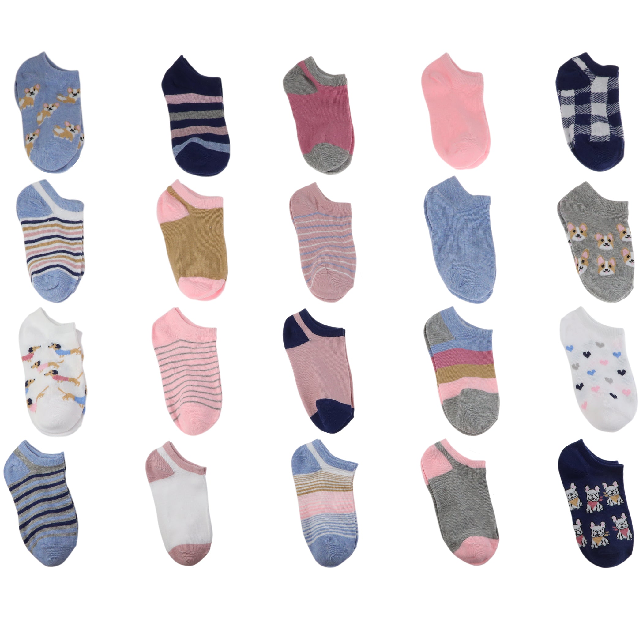 capelli-new-york-girls-socks-charlotte-sneakersocken-m-dchen-hunde-20er image 1